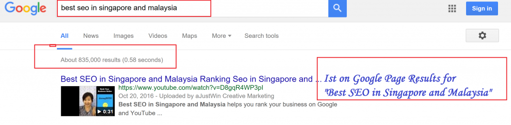 Best SEO Singapore Malaysia