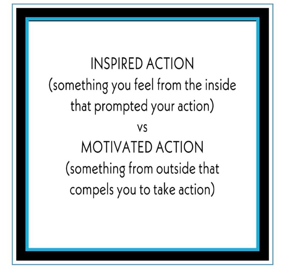 Be Inspired Then Take Action