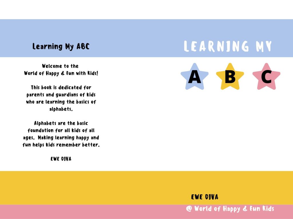 Learning My ABC for toddlers with Ewe Diva